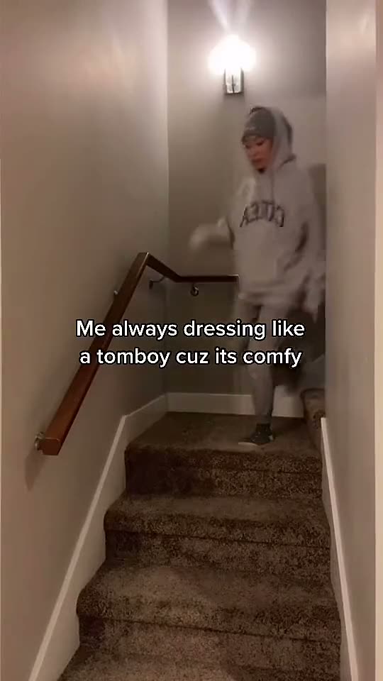 Korean mom's reaction to me dressing like a tomboy.mp4