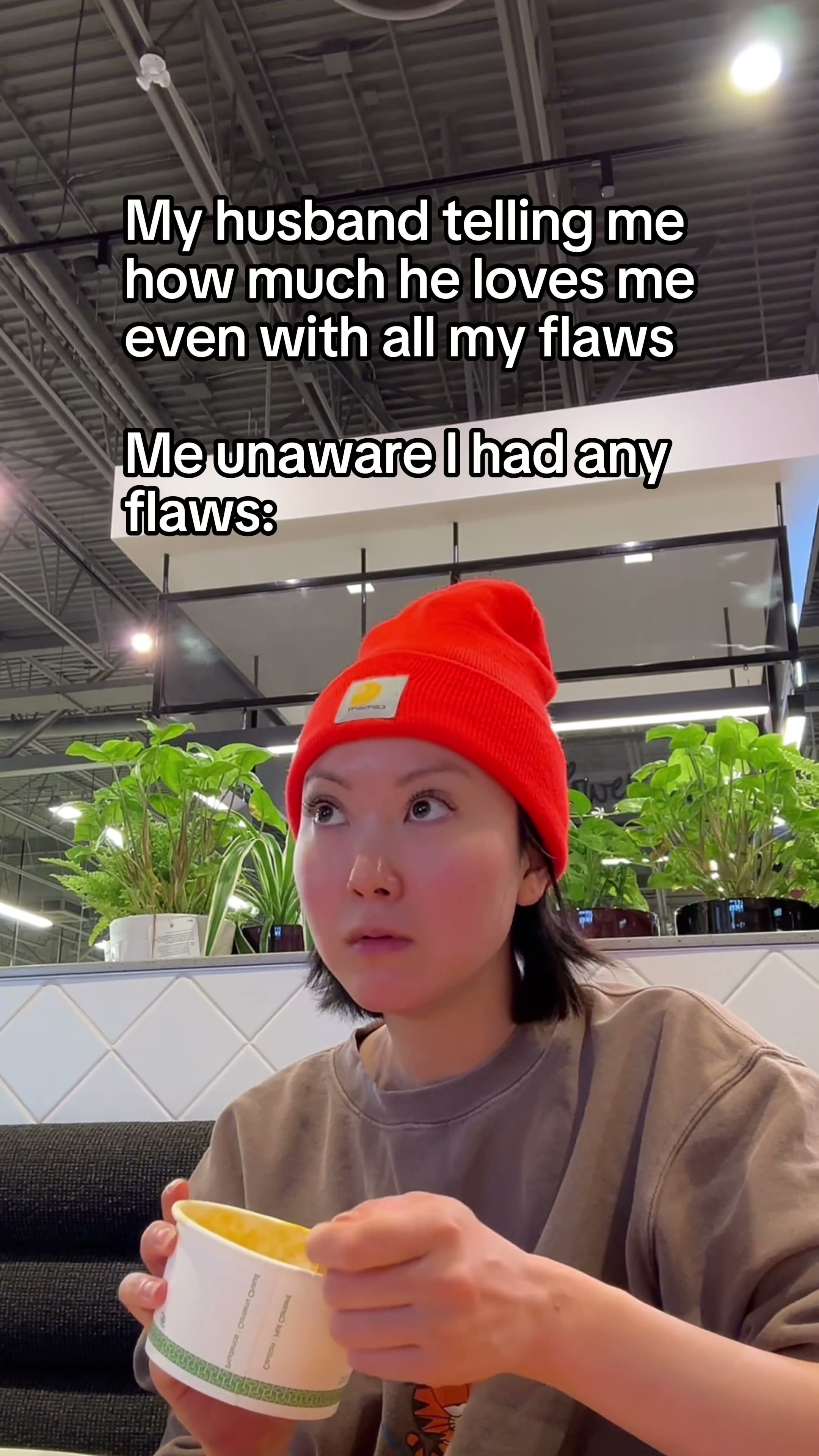 My husband tells me how much he loves me even with my flaws.mp4