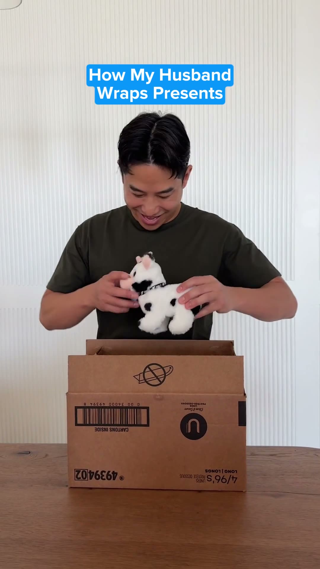 Here's How My Husband Wraps Presents.mp4
