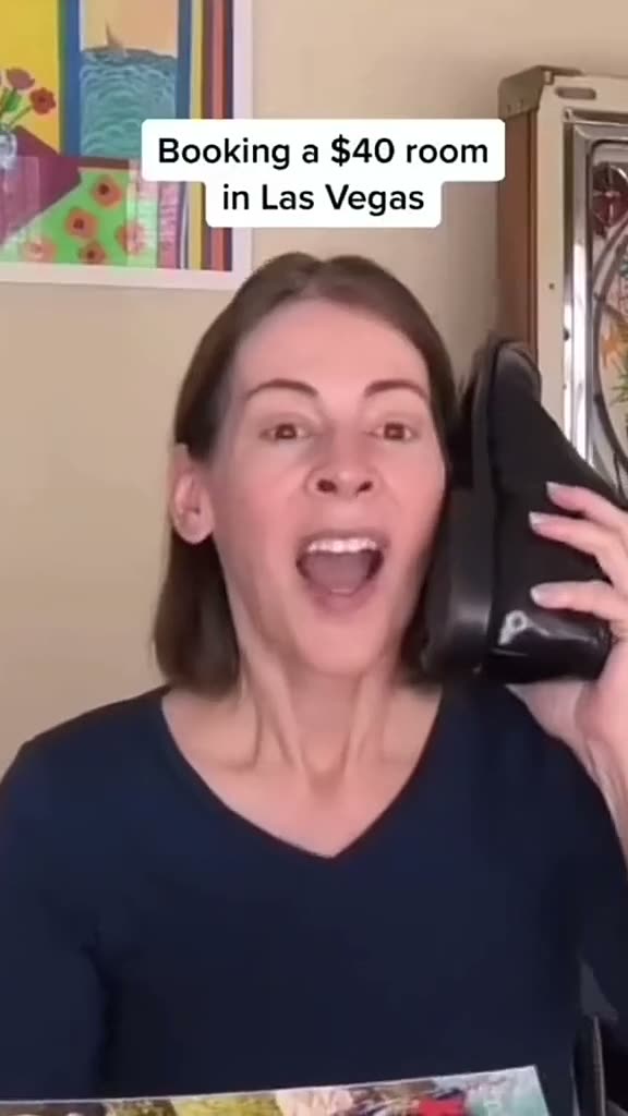 Korean mom tries 20 dollar trick in Vegas.mp4