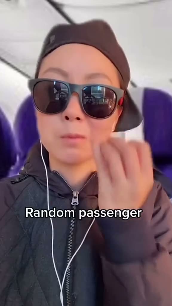 Korean Mom and Mini Jeenie annoys nasty passenger.mp4