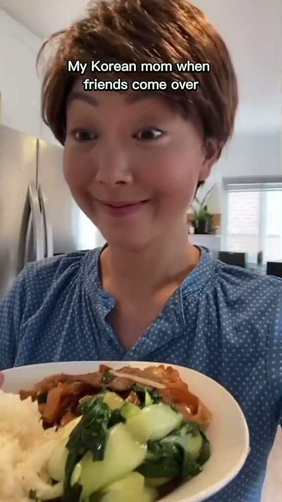 My korean mom when friends come over.mp4