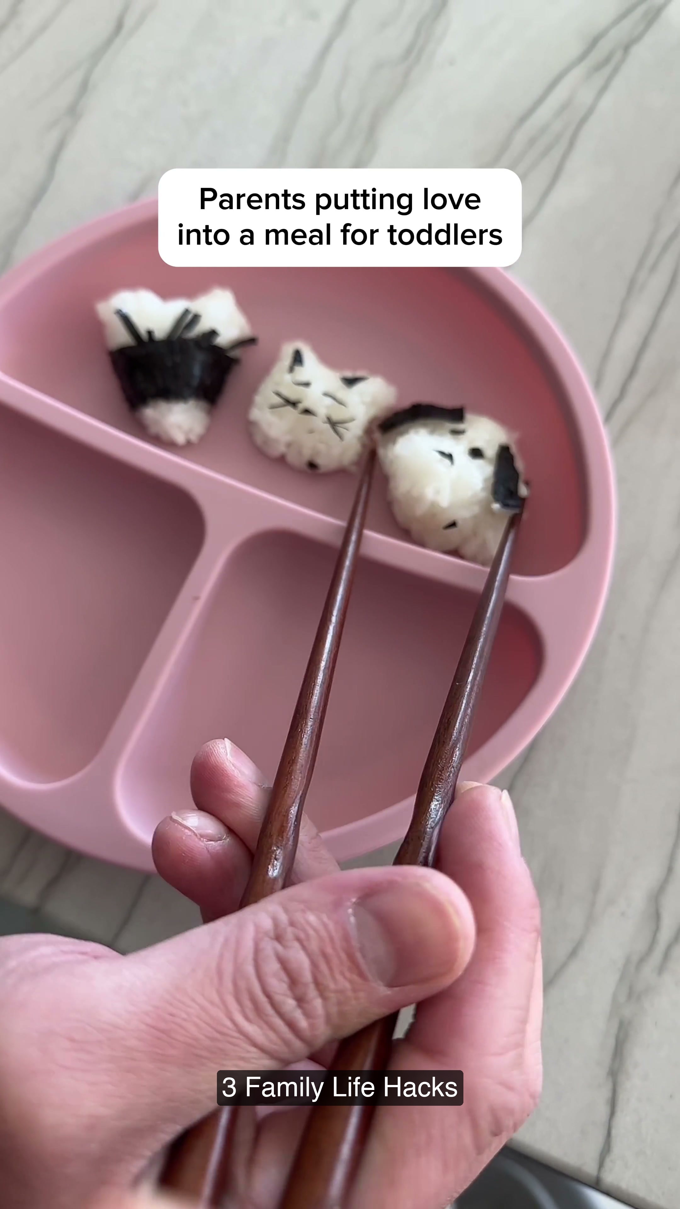 Parents putting love into a meal for toddler — 3 Family Life Hacks.jpg